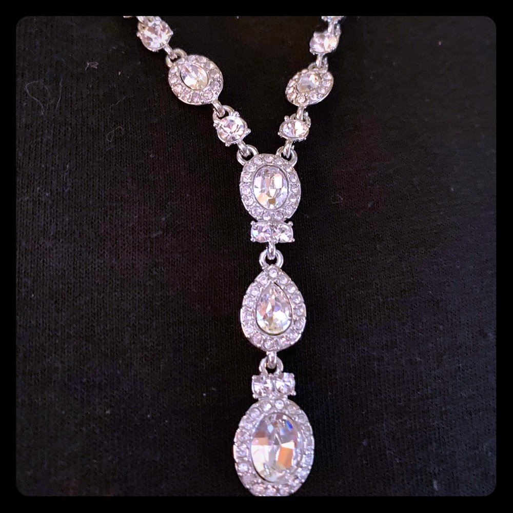 Givenchy Crystal Y-Necklace NWT